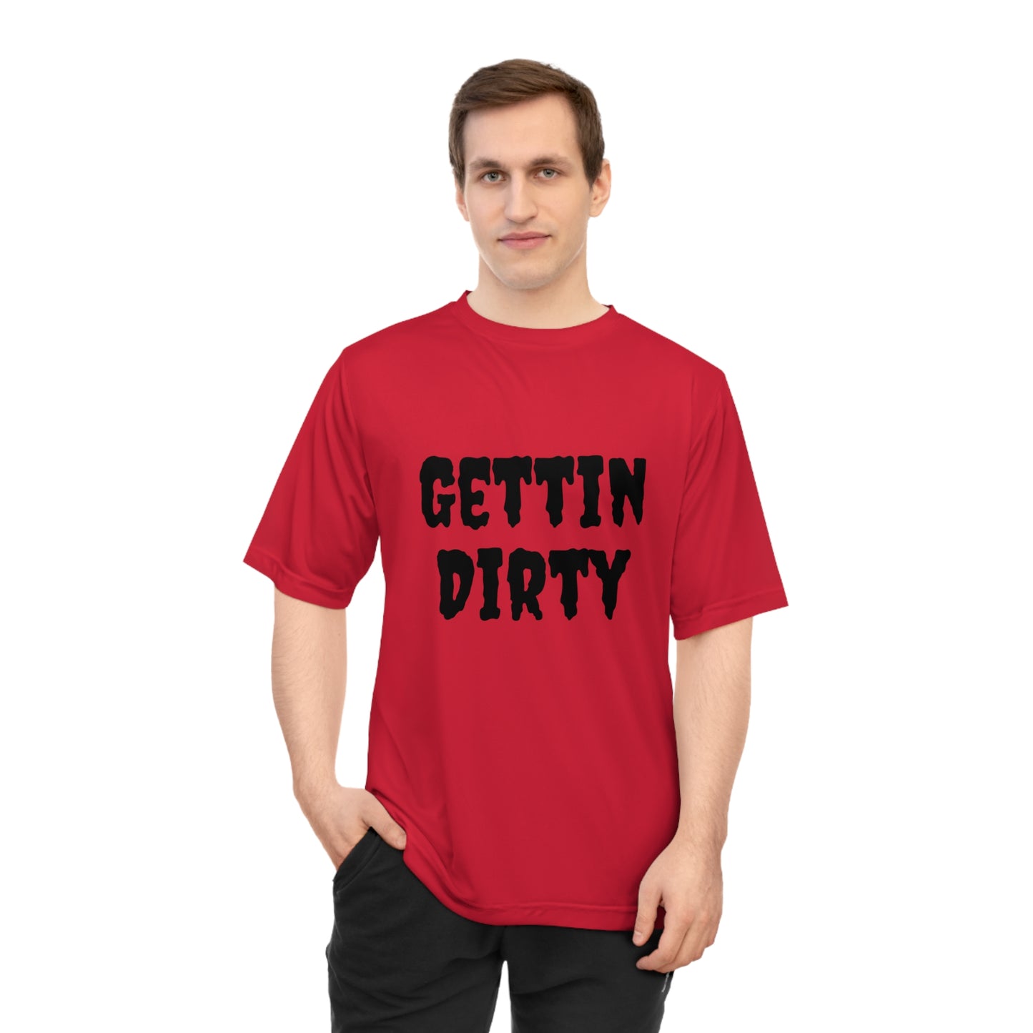 Gettin Dirty Unisex Performance T-Shirt - Fun Outdoor Tee, Gift for Adventure Lovers, Sportswear, Hiking Gear, Casual Style