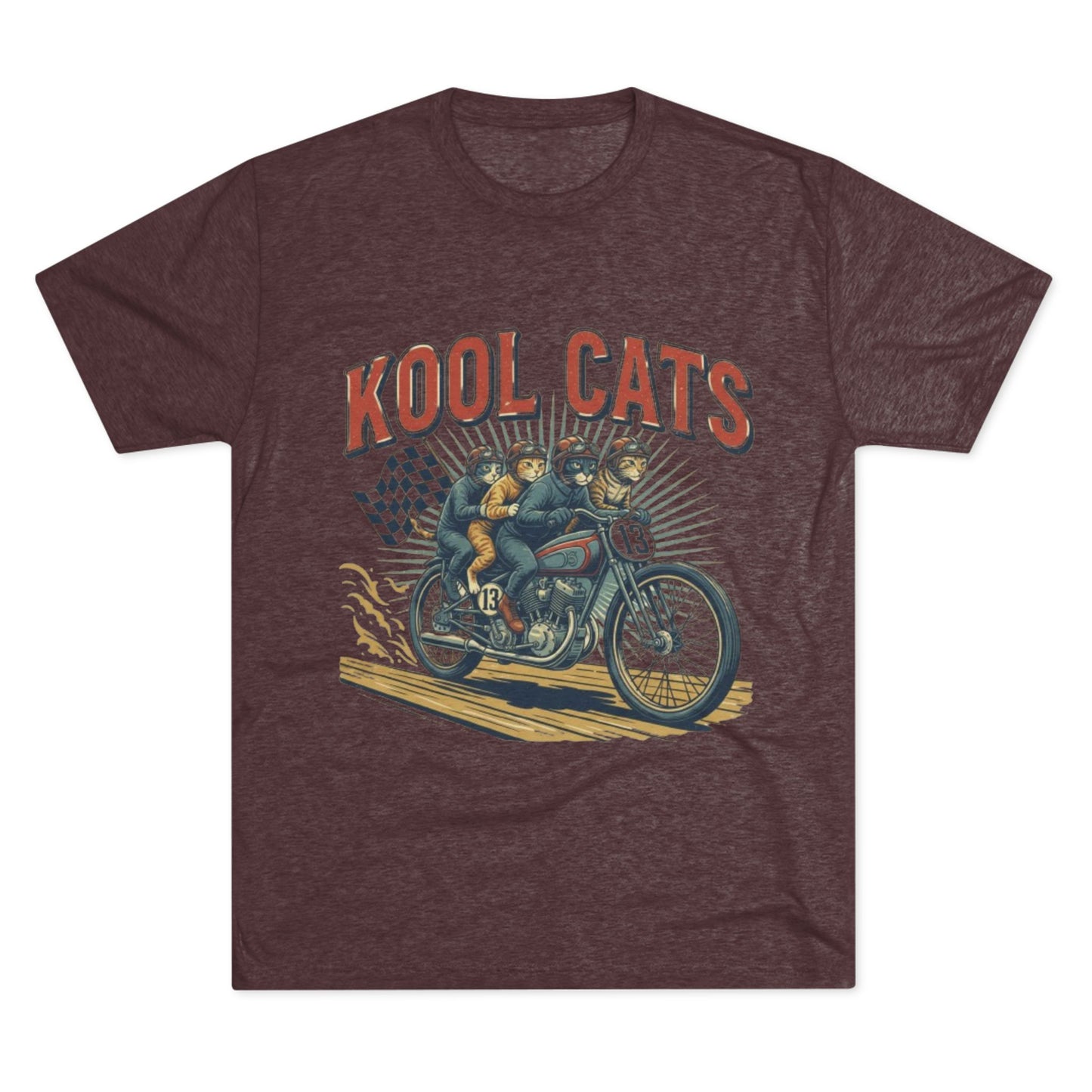 Kool Cats Vintage Motorcycle Tee