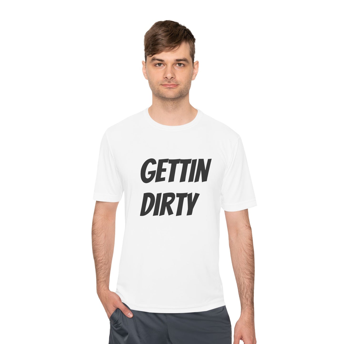 Unisex Moisture Wicking Tee - Fun Graphic Shirt for Outdoor Adventures, Workout Gear, Gift for Active Friends, Cool Summer Tee, Sporty [...]