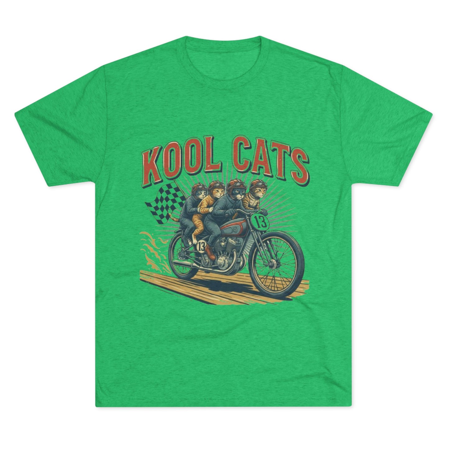 Kool Cats Vintage Motorcycle Tee