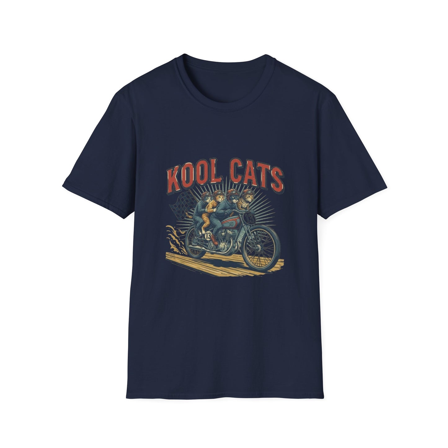 Kool Cats Racing Team T-Shirt — Official Vintage Motorcycle Racing Tee
