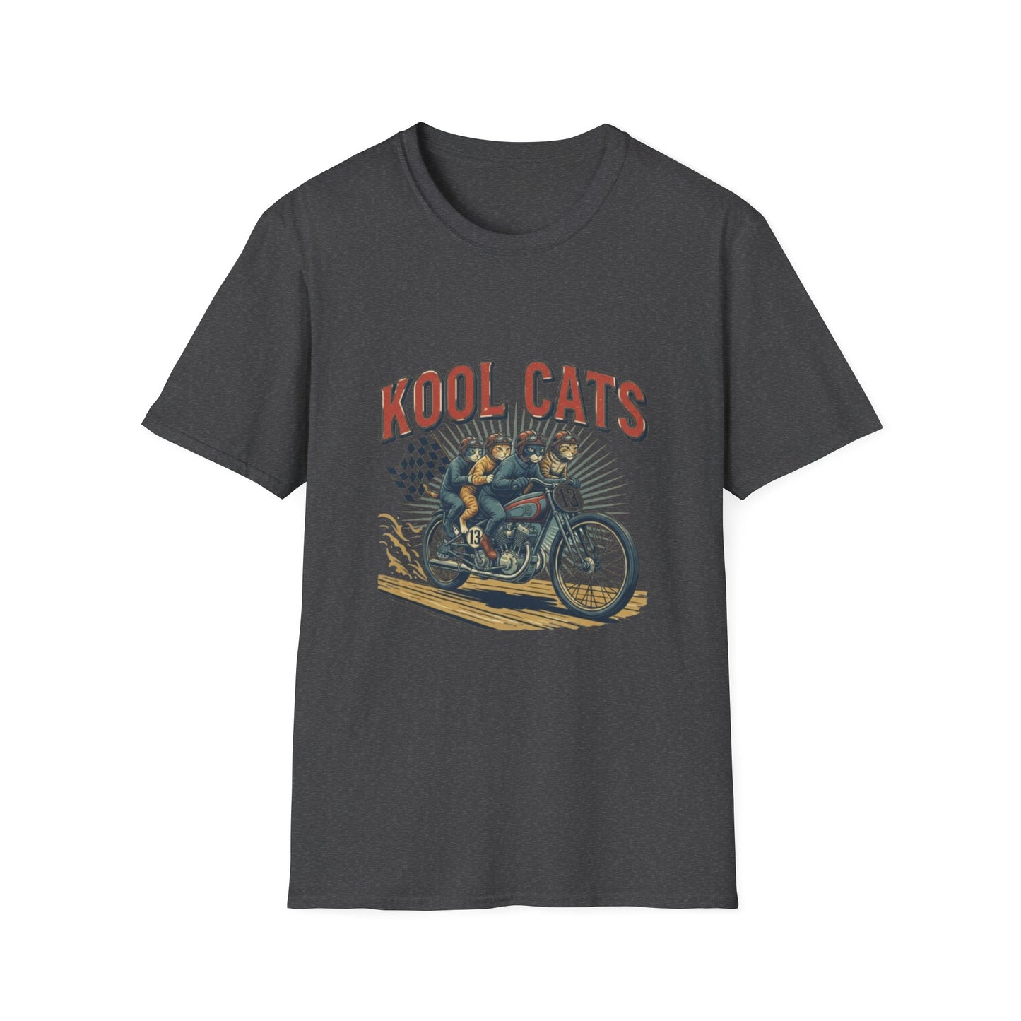 Kool Cats Racing Team T-Shirt — Official Vintage Motorcycle Racing Tee