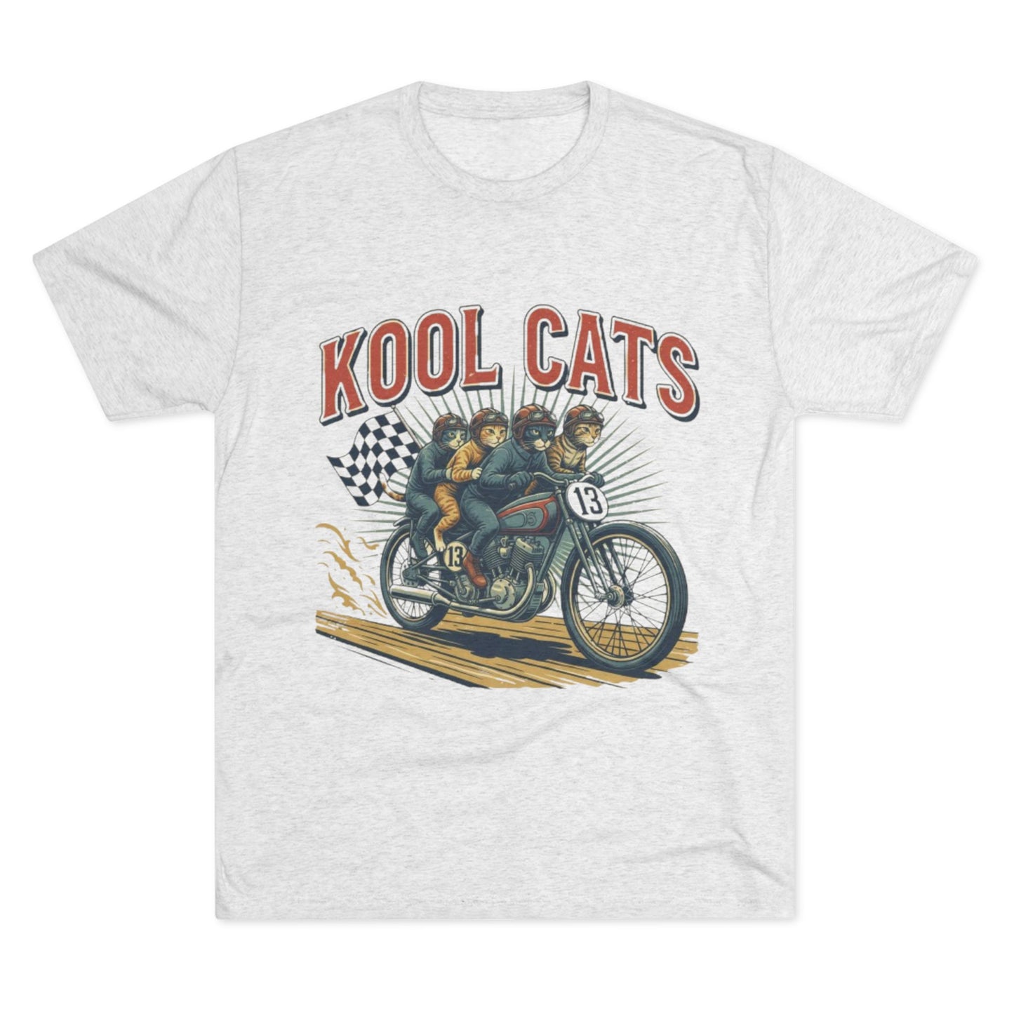 Kool Cats Vintage Motorcycle Tee