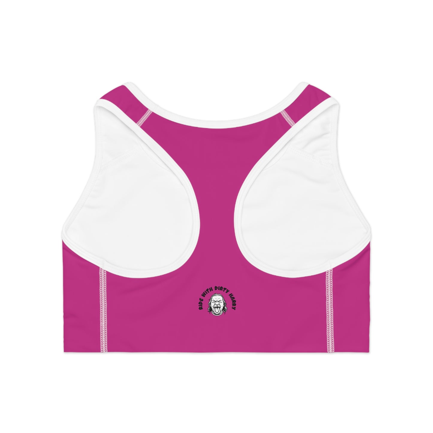 DirtyHarry 'Looks Good On You' Sports Bra — All-Over Print Activewear