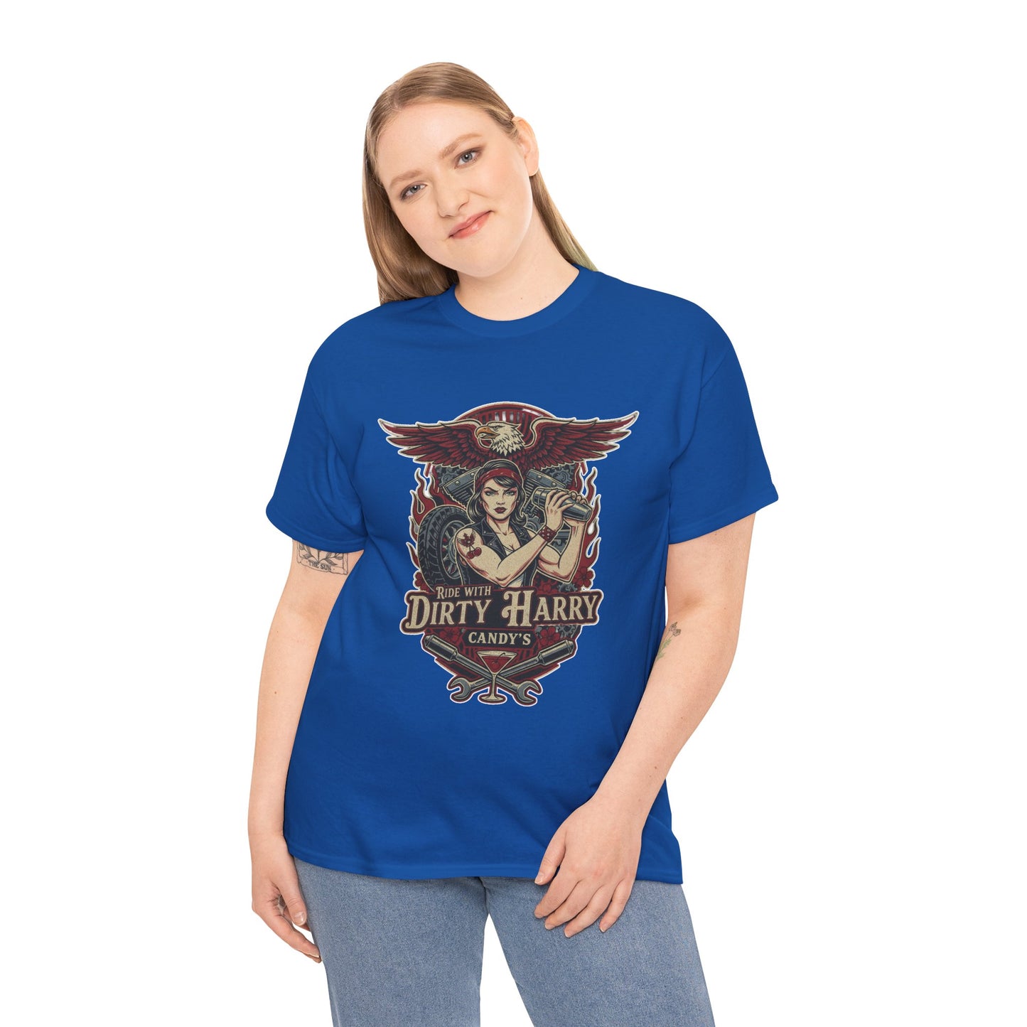 Vintage Pinup 'Dirty Harry' Candy Logo Tee