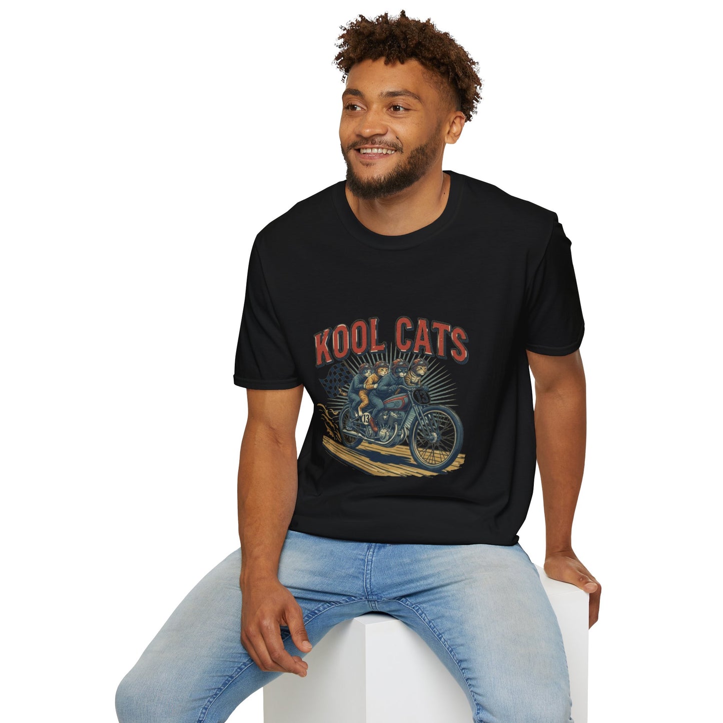 Kool Cats Racing Team T-Shirt — Official Vintage Motorcycle Racing Tee