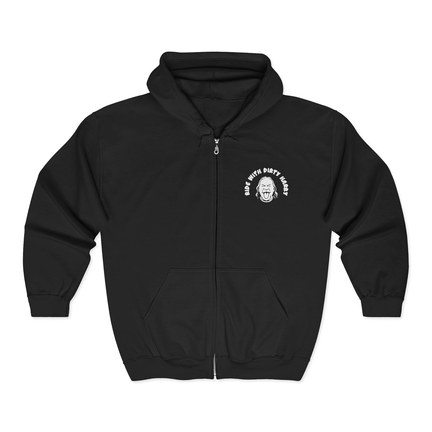 Personalizable Journey Zip Hoodie — Custom Travel Motto Full-Zip Sweatshirt