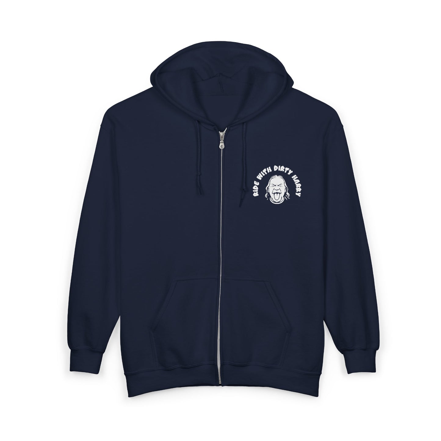 Personalizable Journey Zip Hoodie — Custom Travel Motto Full-Zip Sweatshirt
