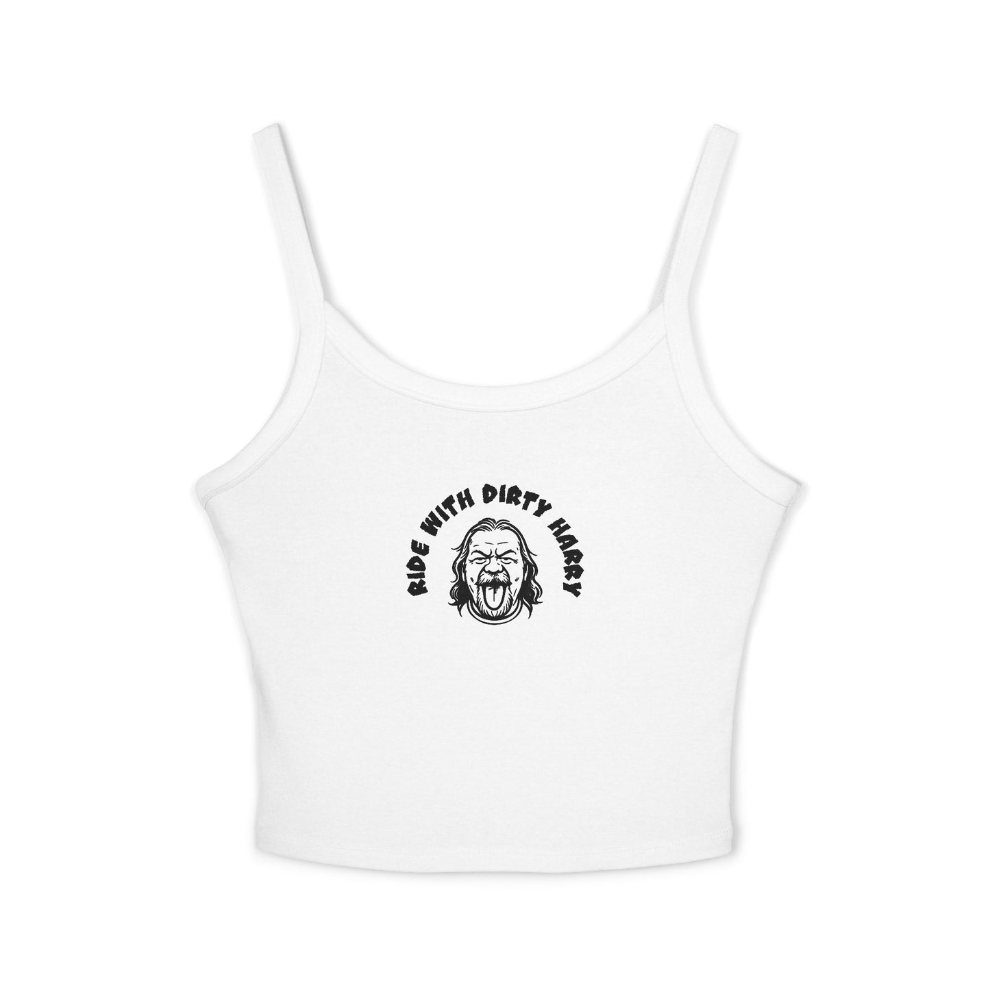 Ride With Dirty Harry Tank Top — Funny Retro Face Graphic Muscle Tank