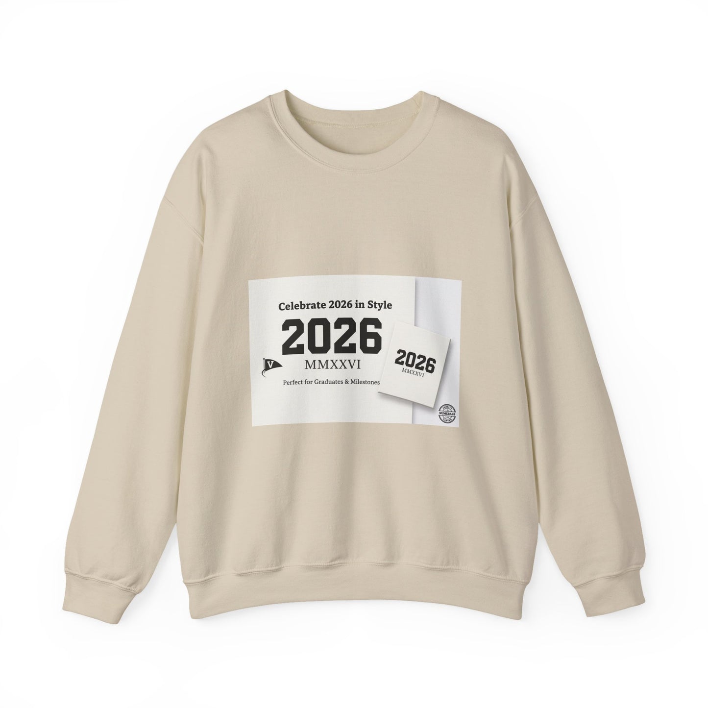 2026 Sweatshirt | Roman Numeral MMXXVI sweatshirt, New Year 2026 apparel