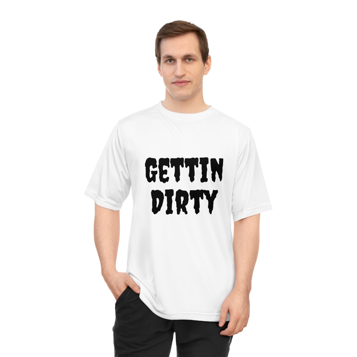 Gettin Dirty Unisex Performance T-Shirt - Fun Outdoor Tee, Gift for Adventure Lovers, Sportswear, Hiking Gear, Casual Style