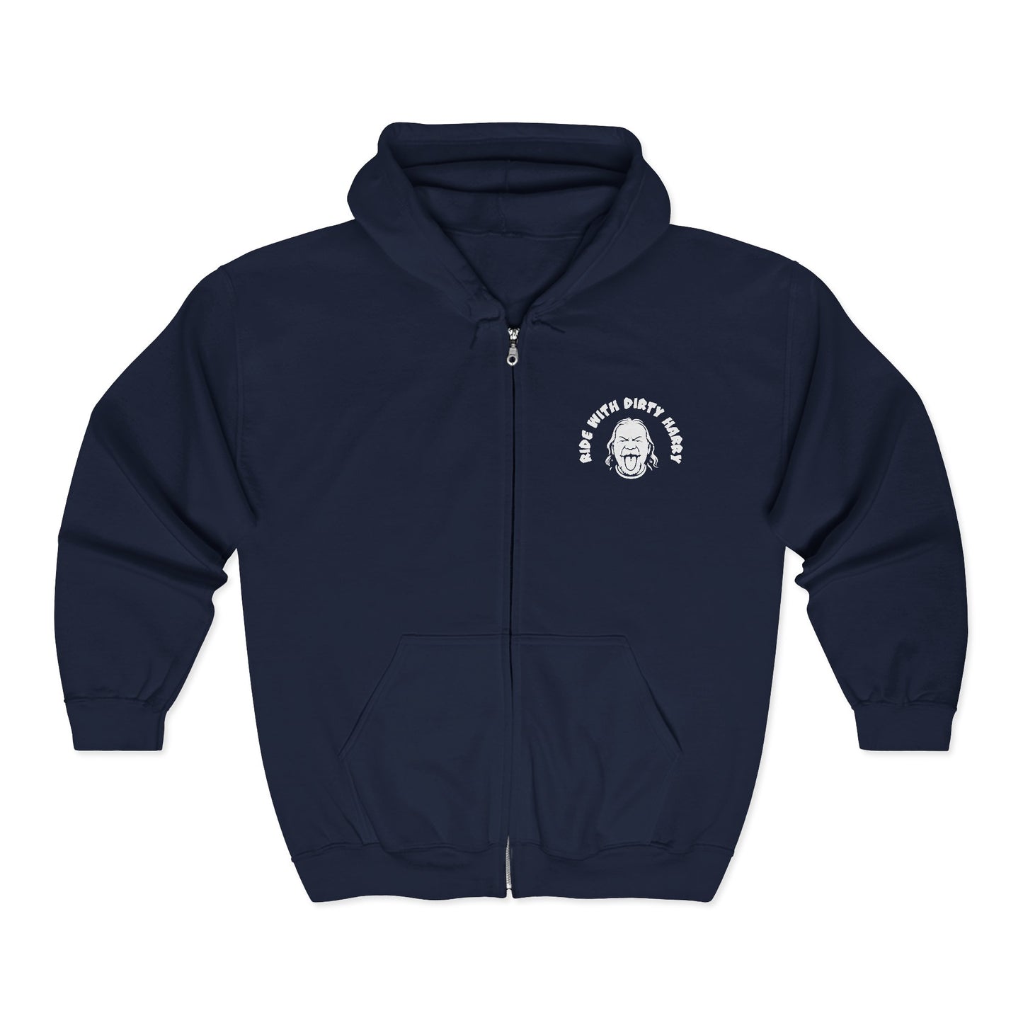 Personalizable Journey Zip Hoodie — Custom Travel Motto Full-Zip Sweatshirt