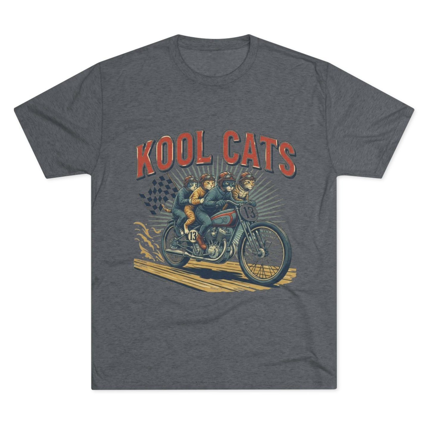 Kool Cats Vintage Motorcycle Tee