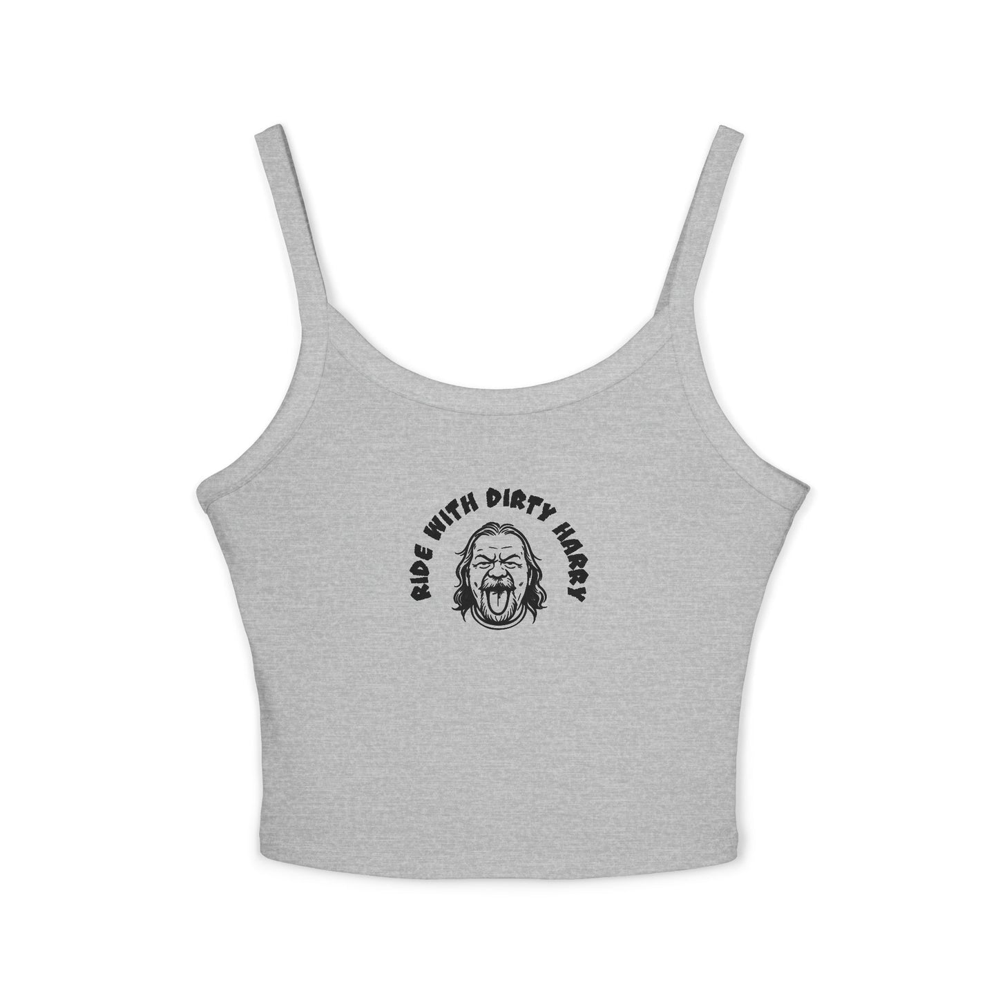 Ride With Dirty Harry Tank Top — Funny Retro Face Graphic Muscle Tank