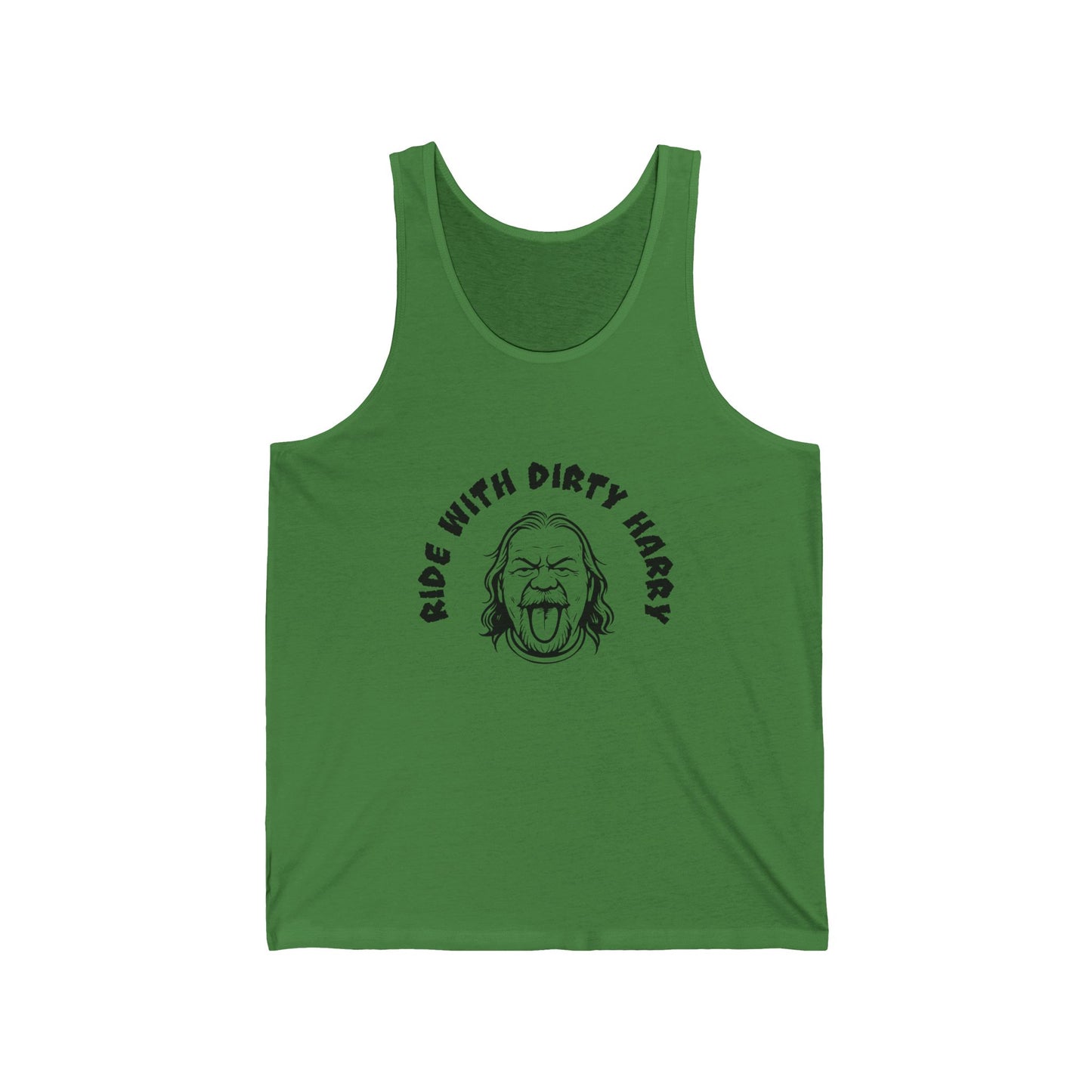Ride With Dirty Harry Muscle Tank — Retro Graphic Tank Top