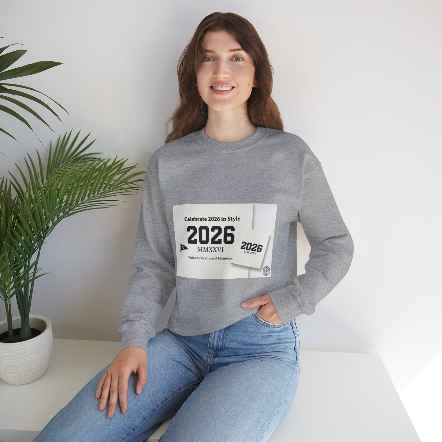2026 Sweatshirt | Roman Numeral MMXXVI sweatshirt, New Year 2026 apparel