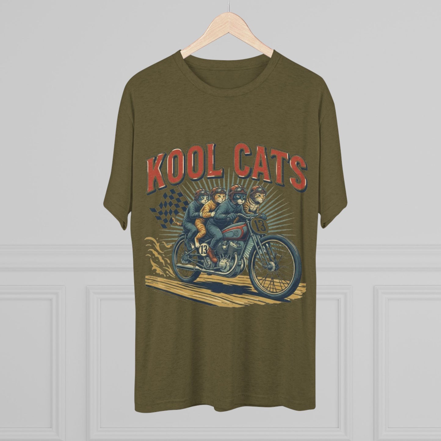Kool Cats Vintage Motorcycle Tee