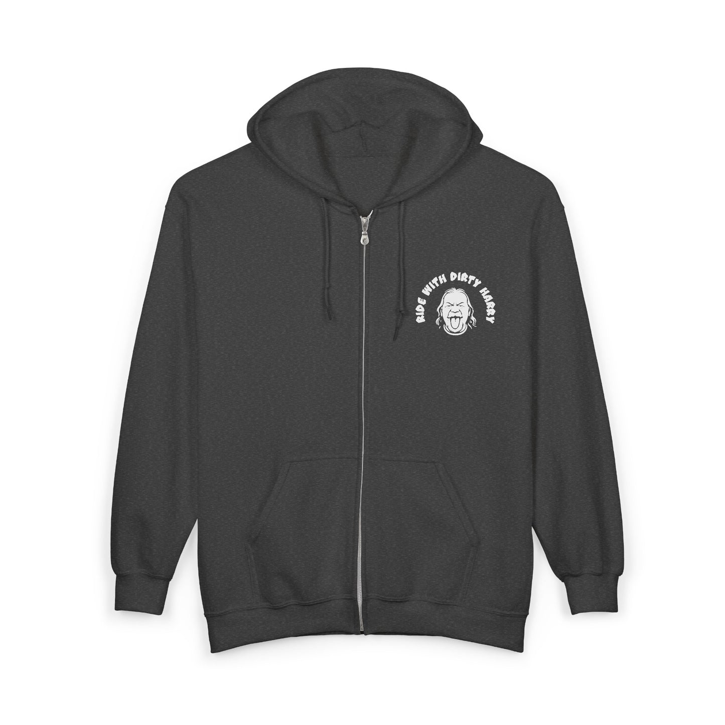 Personalizable Journey Zip Hoodie — Custom Travel Motto Full-Zip Sweatshirt