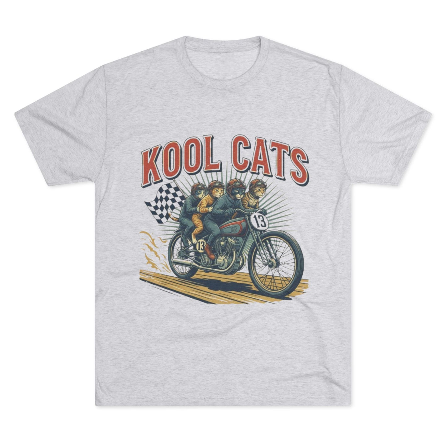 Kool Cats Vintage Motorcycle Tee