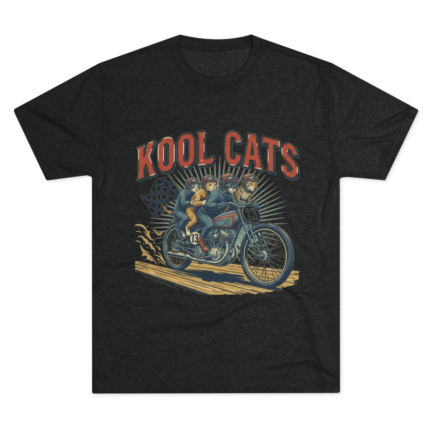 Kool Cats Vintage Motorcycle Tee