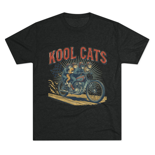 Kool Cats Vintage Motorcycle Tee