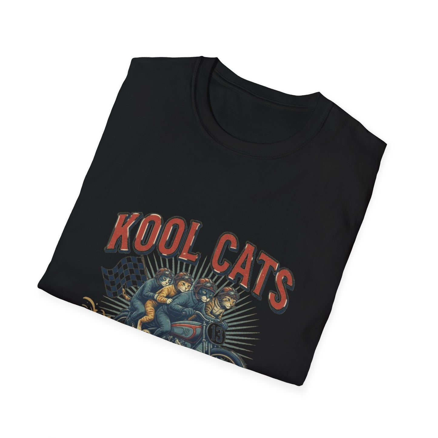 Kool Cats Racing Team T-Shirt — Official Vintage Motorcycle Racing Tee