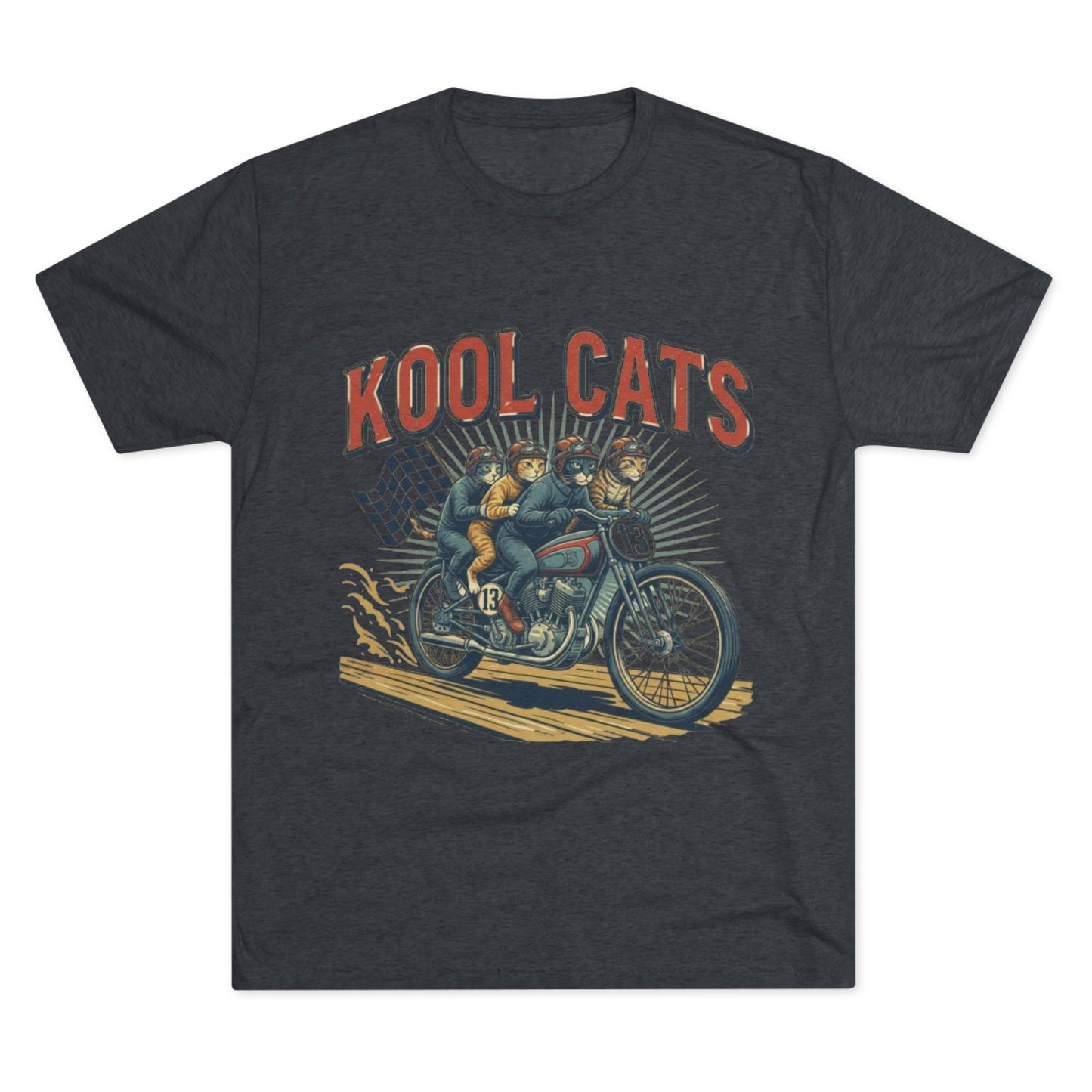 Kool Cats Vintage Motorcycle Tee