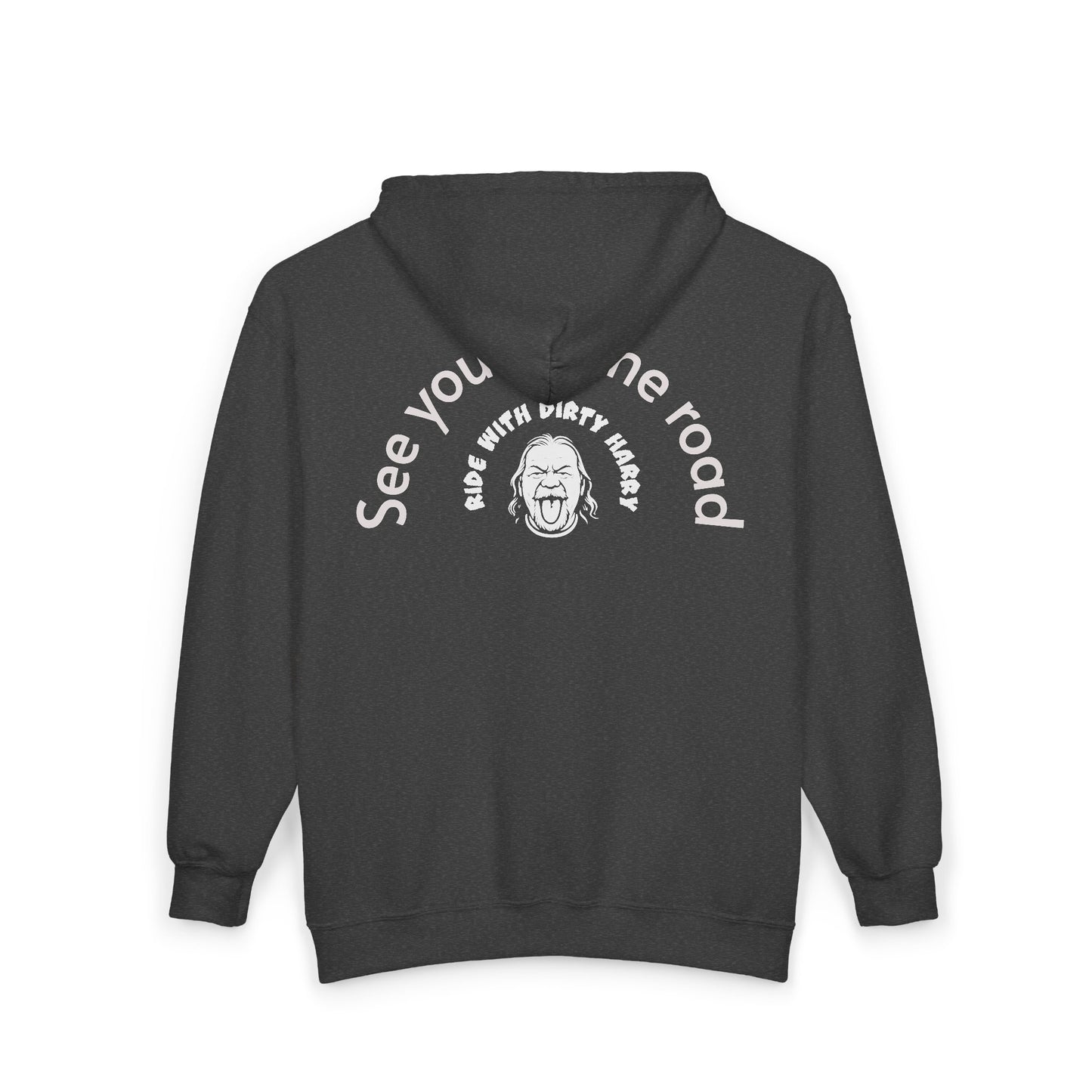 Personalizable Journey Zip Hoodie — Custom Travel Motto Full-Zip Sweatshirt