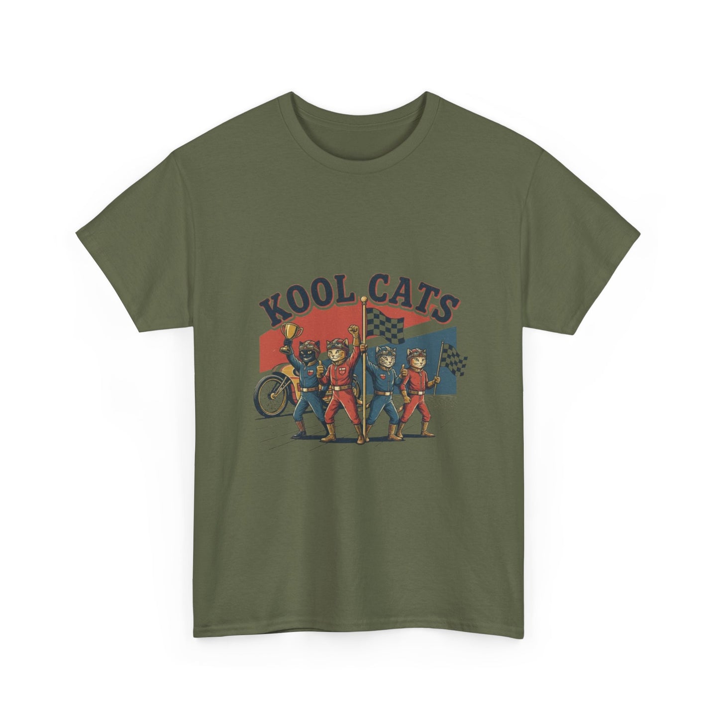 Kool Cats Vintage Motorcycle Tee
