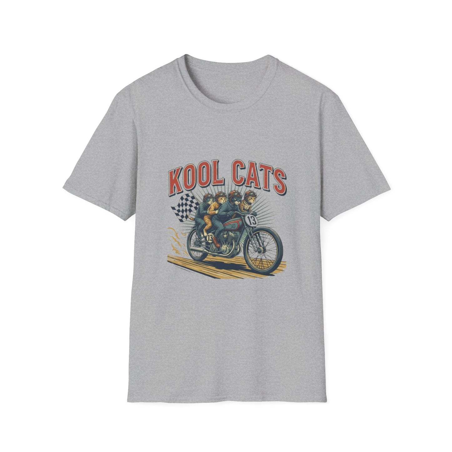 Kool Cats Racing Team T-Shirt — Official Vintage Motorcycle Racing Tee