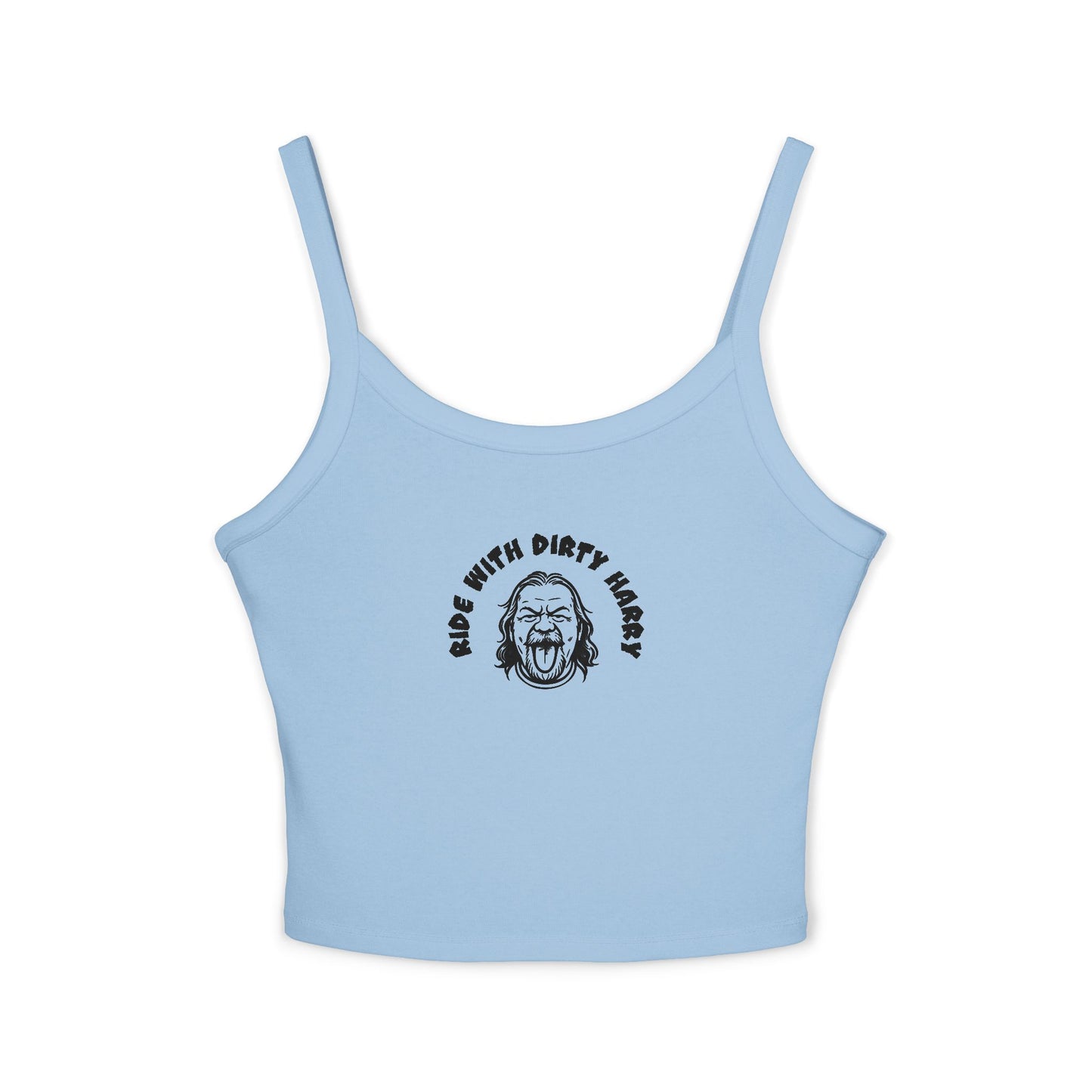 Ride With Dirty Harry Tank Top — Funny Retro Face Graphic Muscle Tank