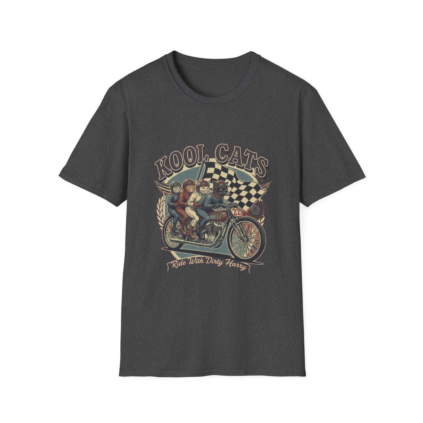 Kool Cats Racing Team T-Shirt — Presented by Ride With Dirty Harry