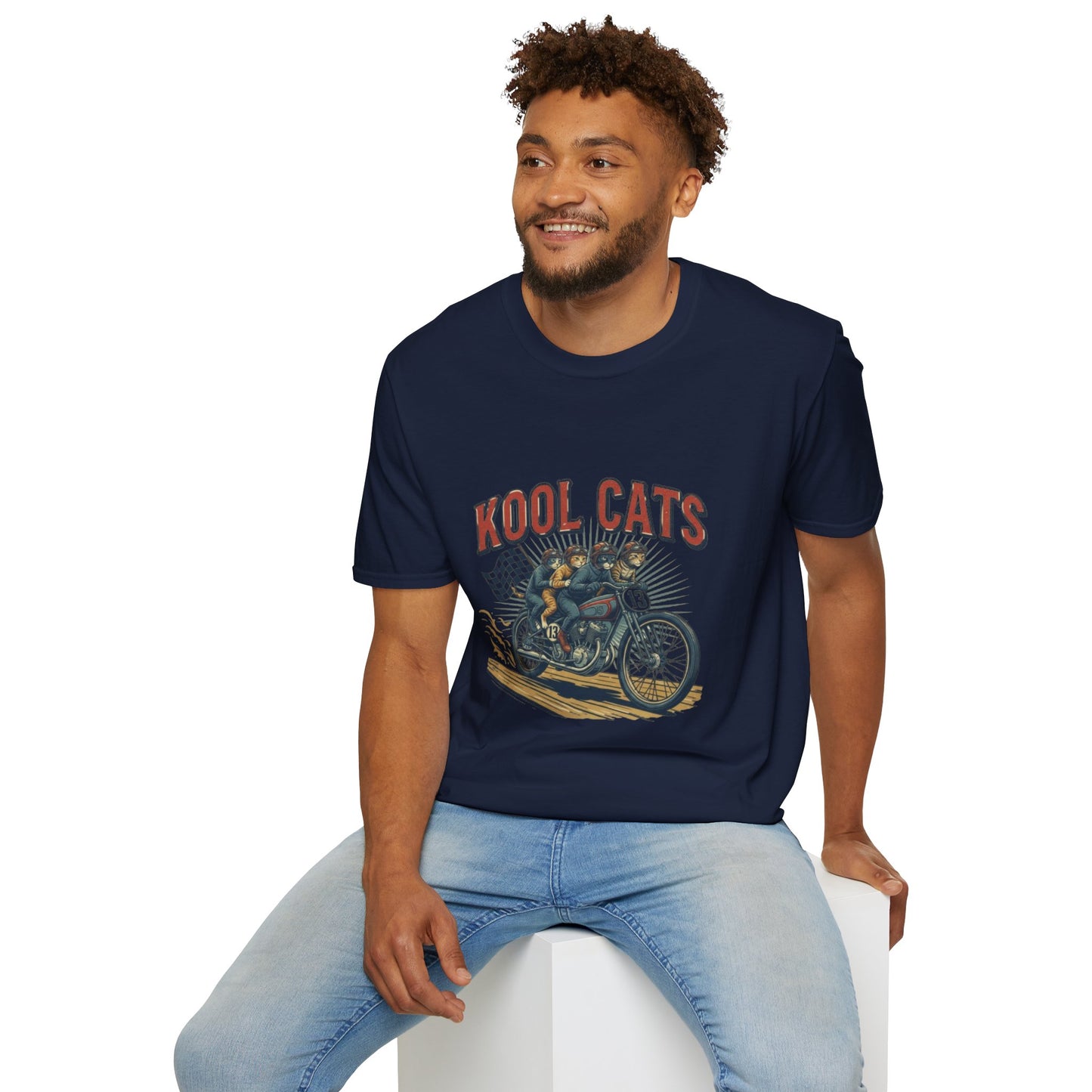 Kool Cats Racing Team T-Shirt — Official Vintage Motorcycle Racing Tee