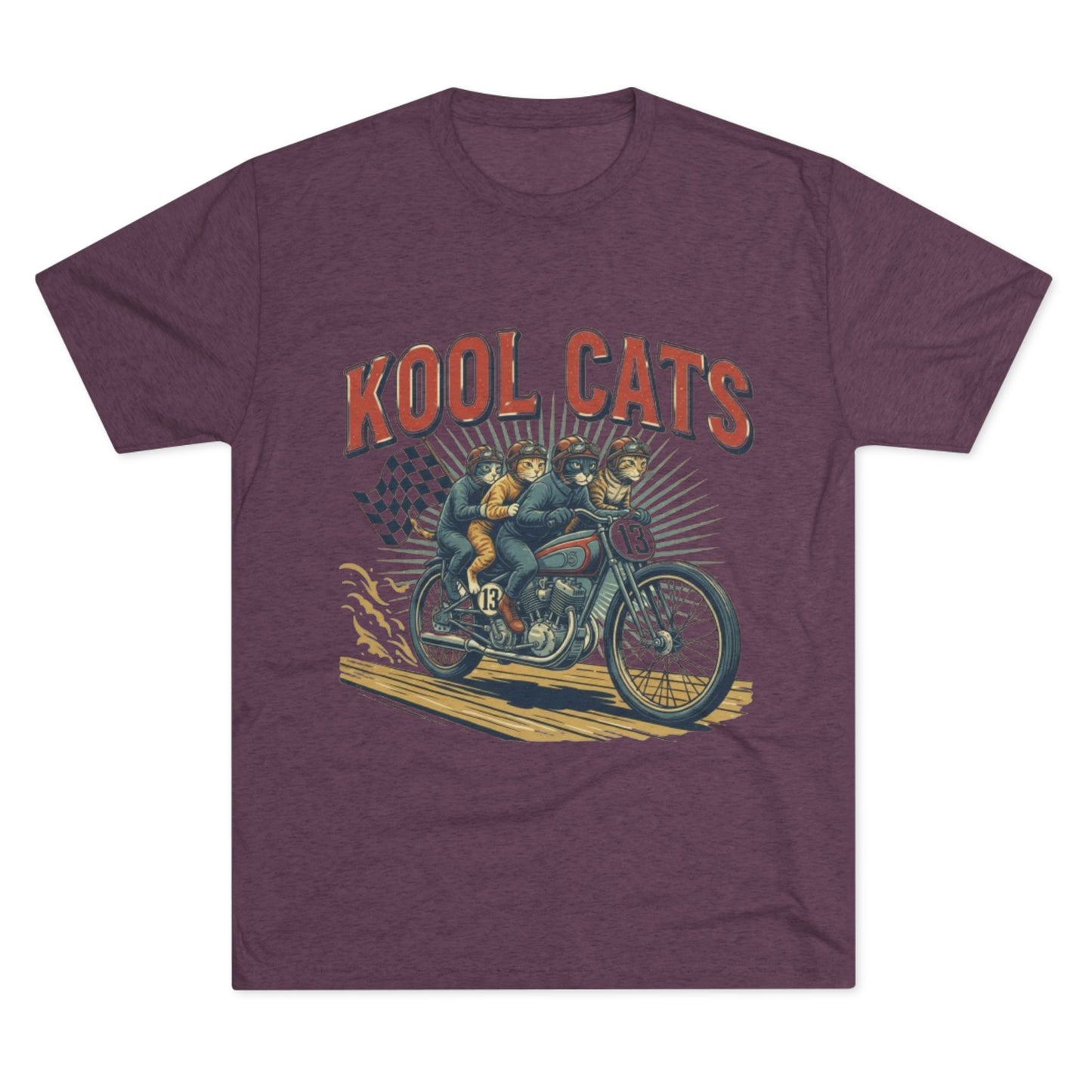 Kool Cats Vintage Motorcycle Tee