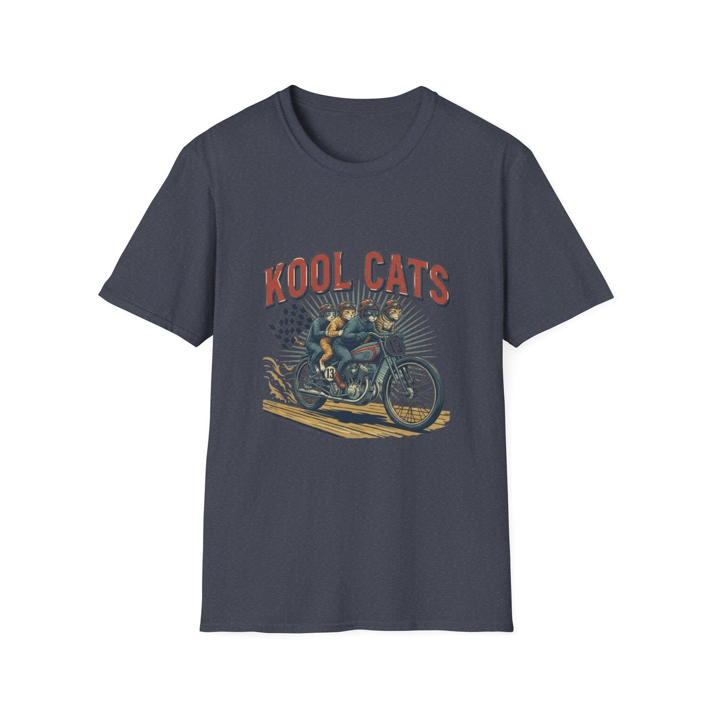 Kool Cats Racing Team T-Shirt — Official Vintage Motorcycle Racing Tee