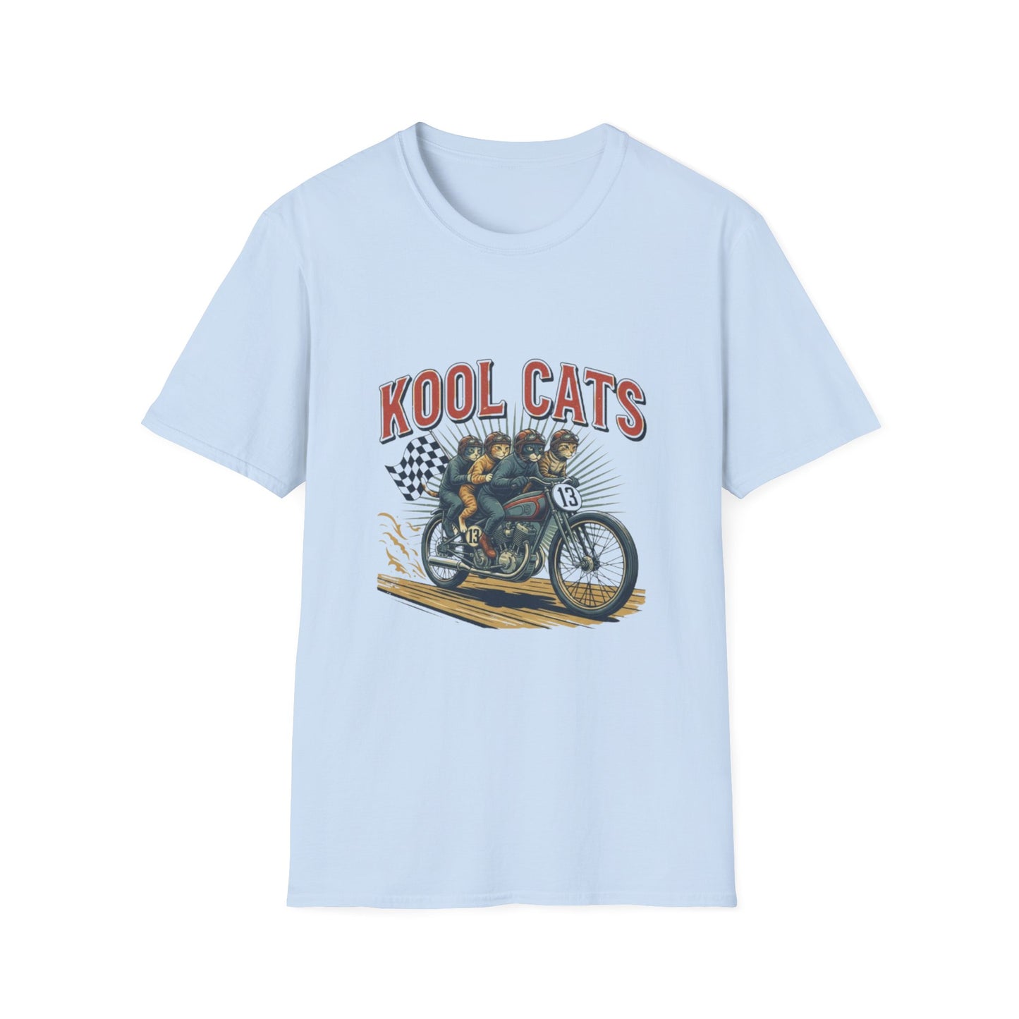 Kool Cats Racing Team T-Shirt — Official Vintage Motorcycle Racing Tee
