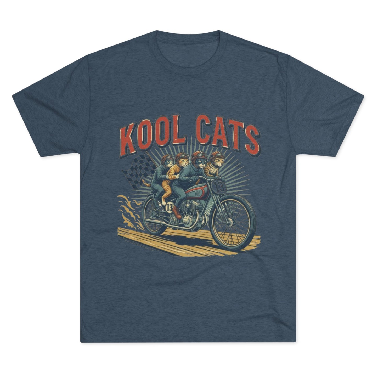 Kool Cats Vintage Motorcycle Tee
