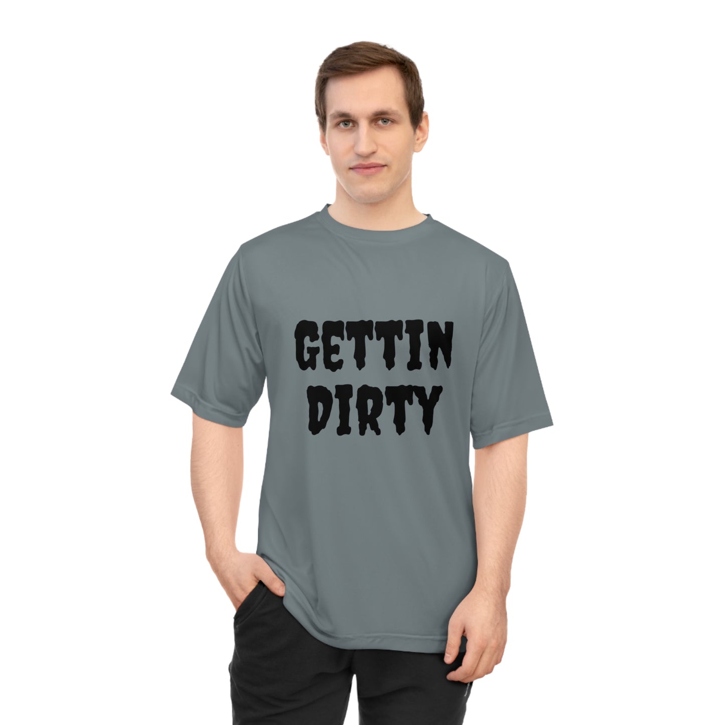 Gettin Dirty Unisex Performance T-Shirt - Fun Outdoor Tee, Gift for Adventure Lovers, Sportswear, Hiking Gear, Casual Style