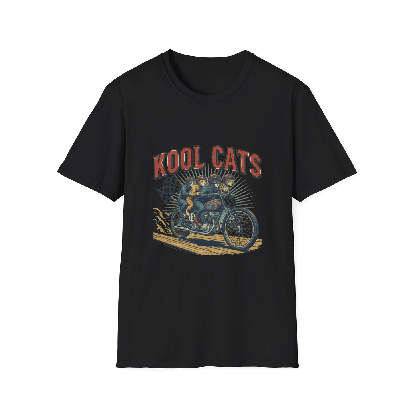 Kool Cats Racing Team T-Shirt — Official Vintage Motorcycle Racing Tee