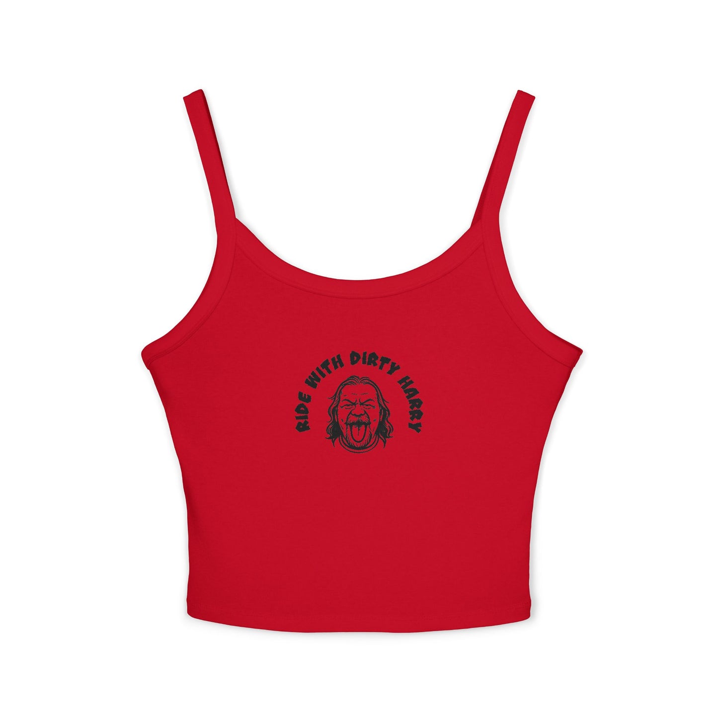 Ride With Dirty Harry Tank Top — Funny Retro Face Graphic Muscle Tank