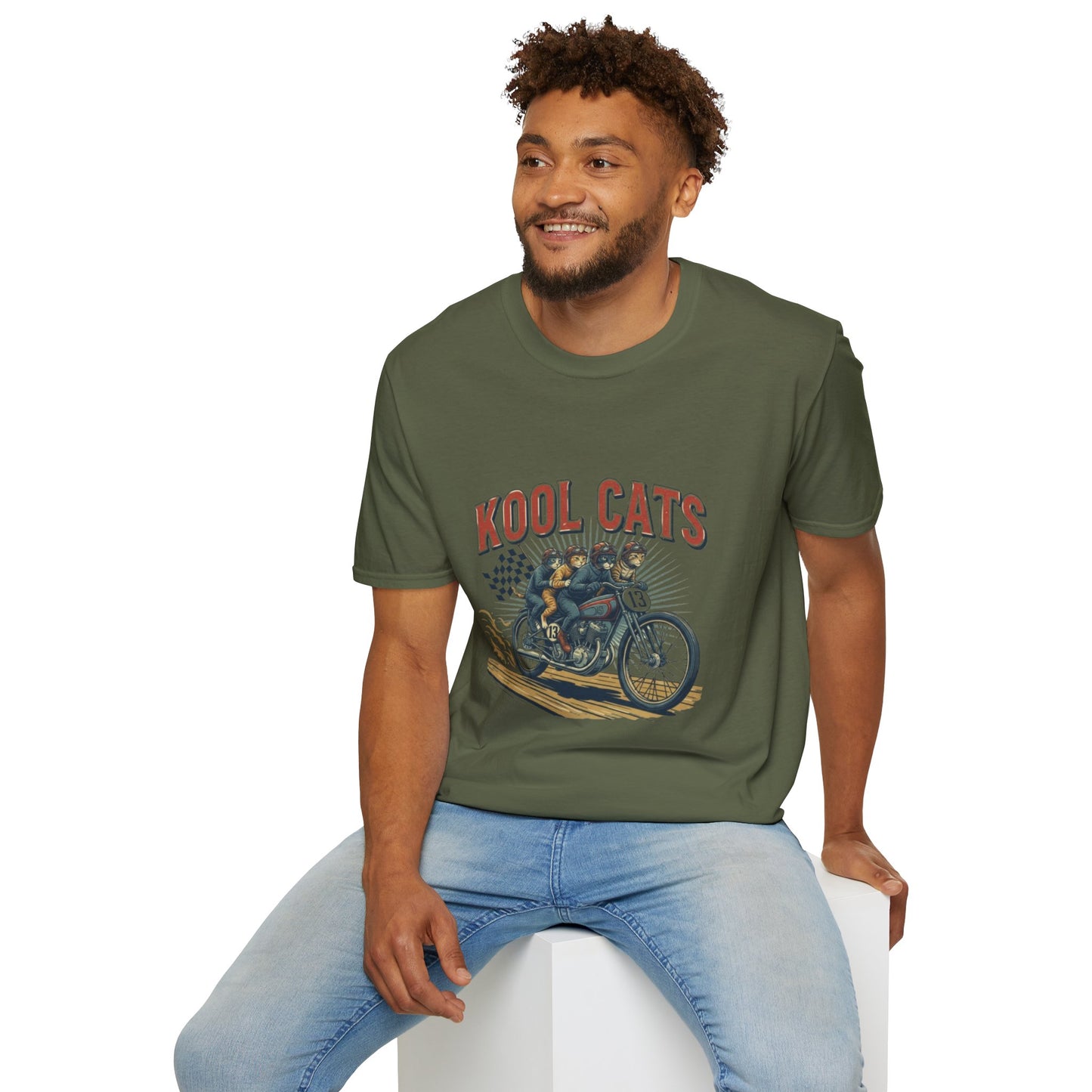 Kool Cats Racing Team T-Shirt — Official Vintage Motorcycle Racing Tee