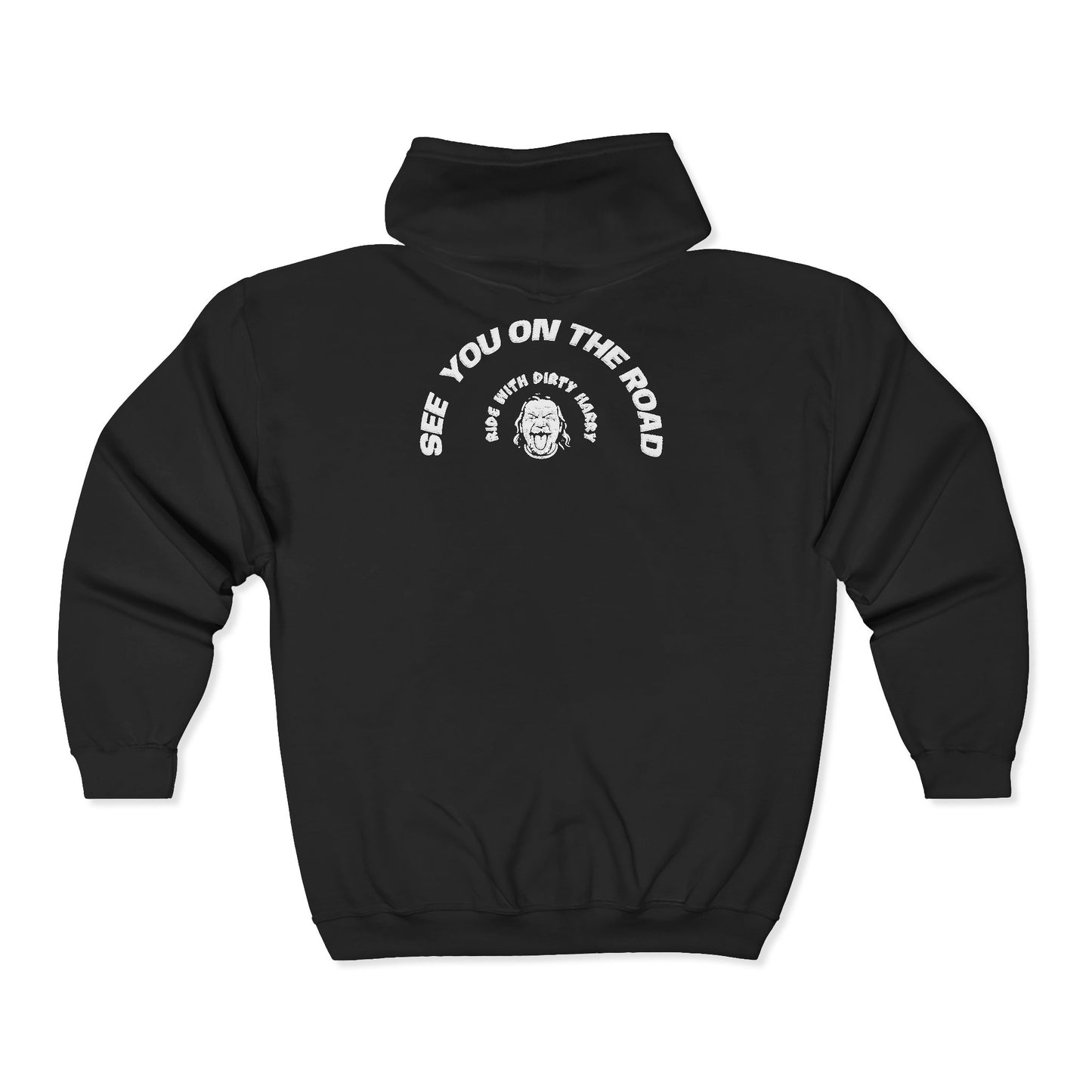 Dirty Harry Quote Zip Hoodie — Warm Full‑Zip Sweatshirt