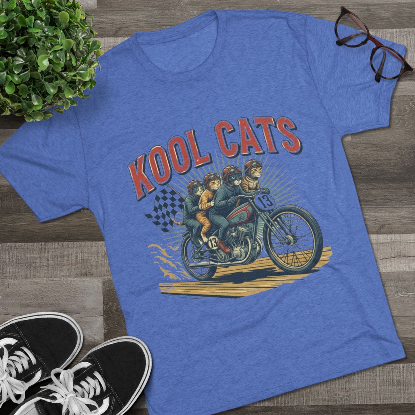 Kool Cats Vintage Motorcycle Tee