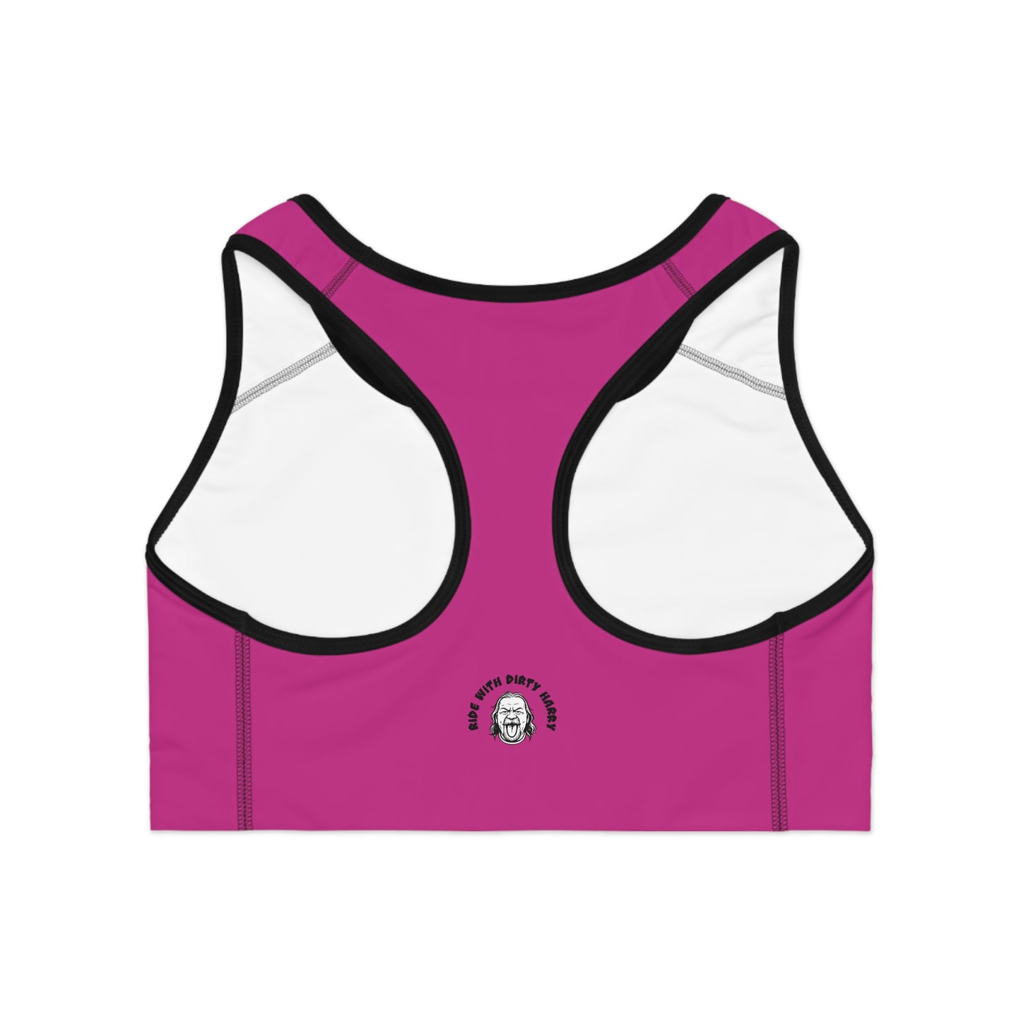 DirtyHarry 'Looks Good On You' Sports Bra — All-Over Print Activewear