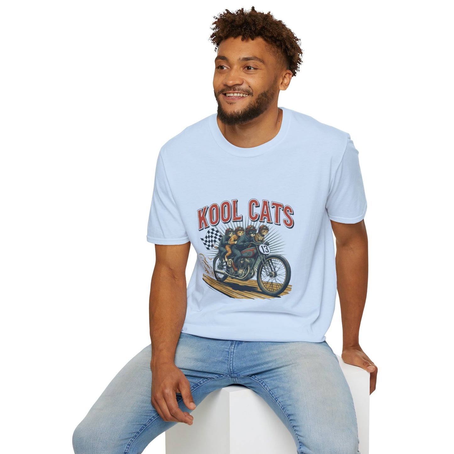 Kool Cats Racing Team T-Shirt — Official Vintage Motorcycle Racing Tee