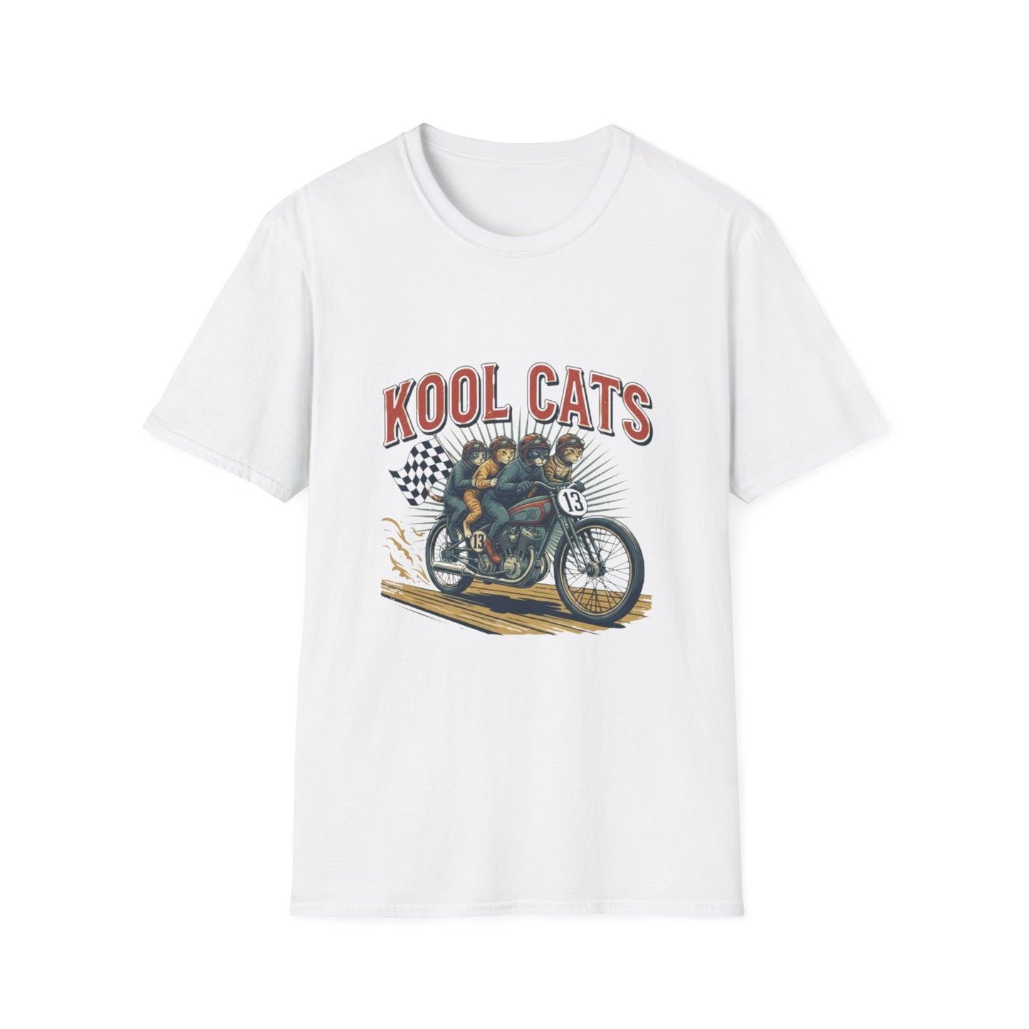 Kool Cats Racing Team T-Shirt — Official Vintage Motorcycle Racing Tee