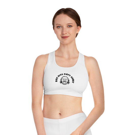 Let Dirtyharry Look Good On You Sports Bra — Graphic All-Over Print