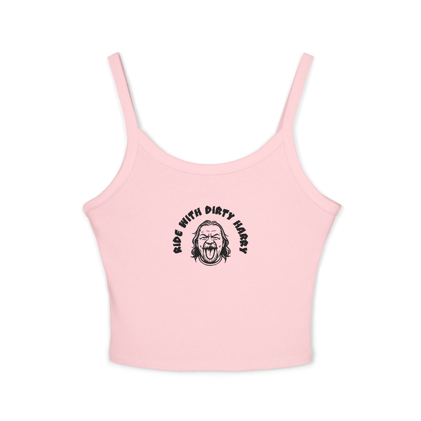 Ride With Dirty Harry Tank Top — Funny Retro Face Graphic Muscle Tank