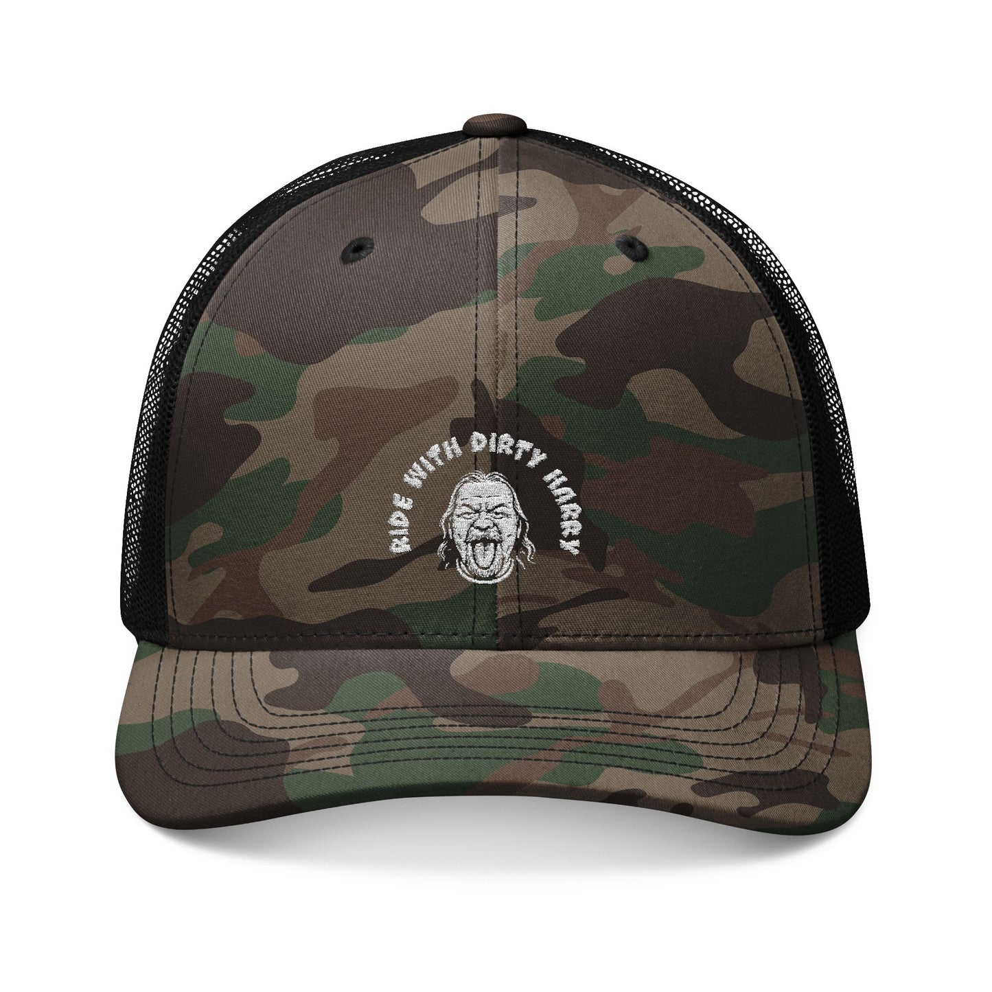 Camouflage Trucker Hat (Embroidery)
