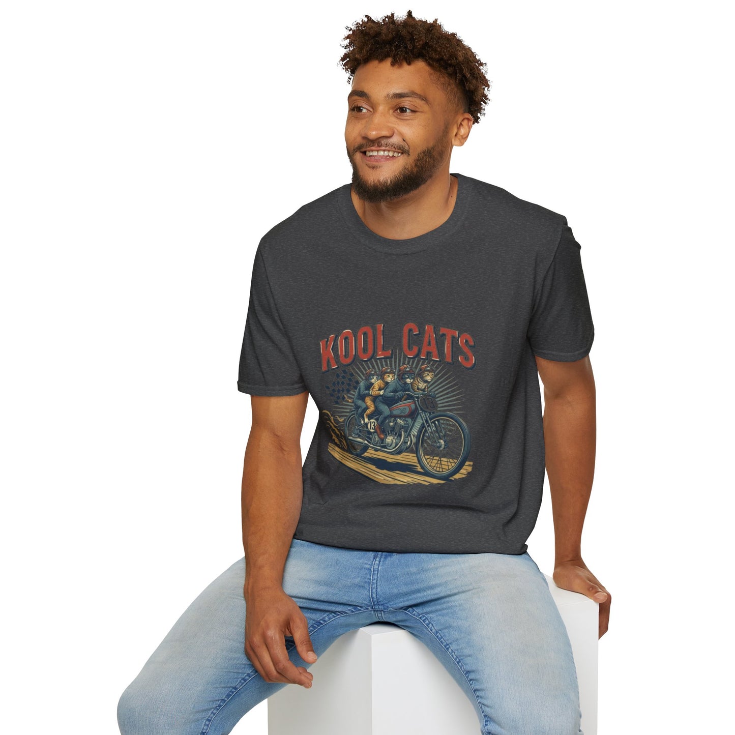 Kool Cats Racing Team T-Shirt — Official Vintage Motorcycle Racing Tee